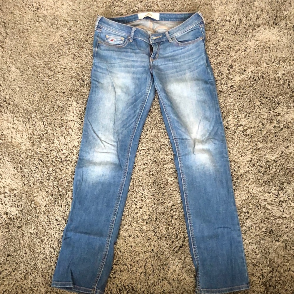 Hollister Light wash straight leg denim